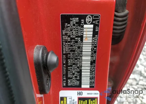 2014 Toyota Corolla L from USA, damaged, VIN 2T1BURHE4EC103887